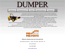 Tablet Screenshot of dumper.com.br